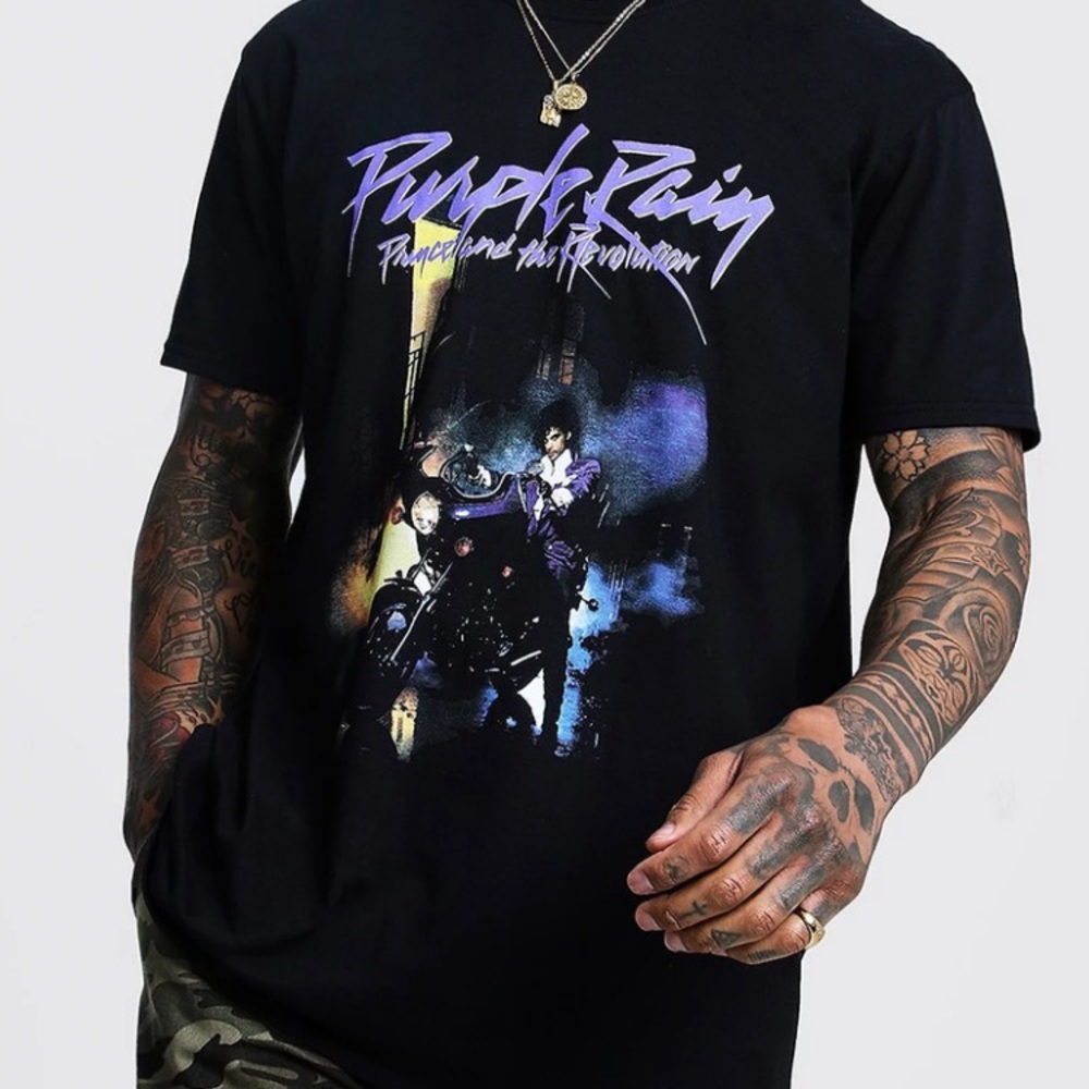 Prince purple rain tee